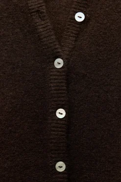 New CHAQUETA PUNTO BAJO ENTALLADO Mujer Cárdigan / Jerséis|Punto