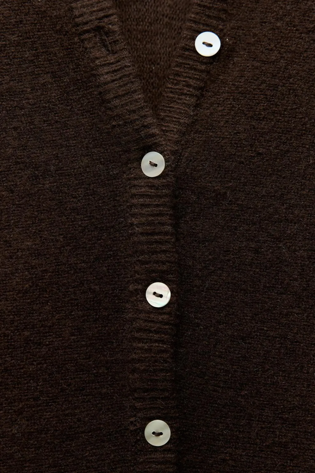 New CHAQUETA PUNTO BAJO ENTALLADO Mujer Cárdigan / Jerséis|Punto