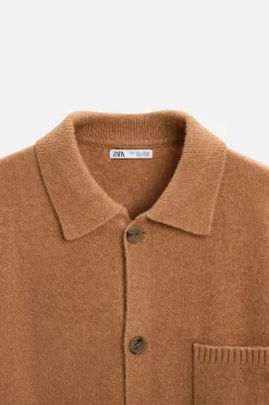 Hot CHAQUETA PUNTO BOLSILLO Hombre Jerséis / Chaquetas