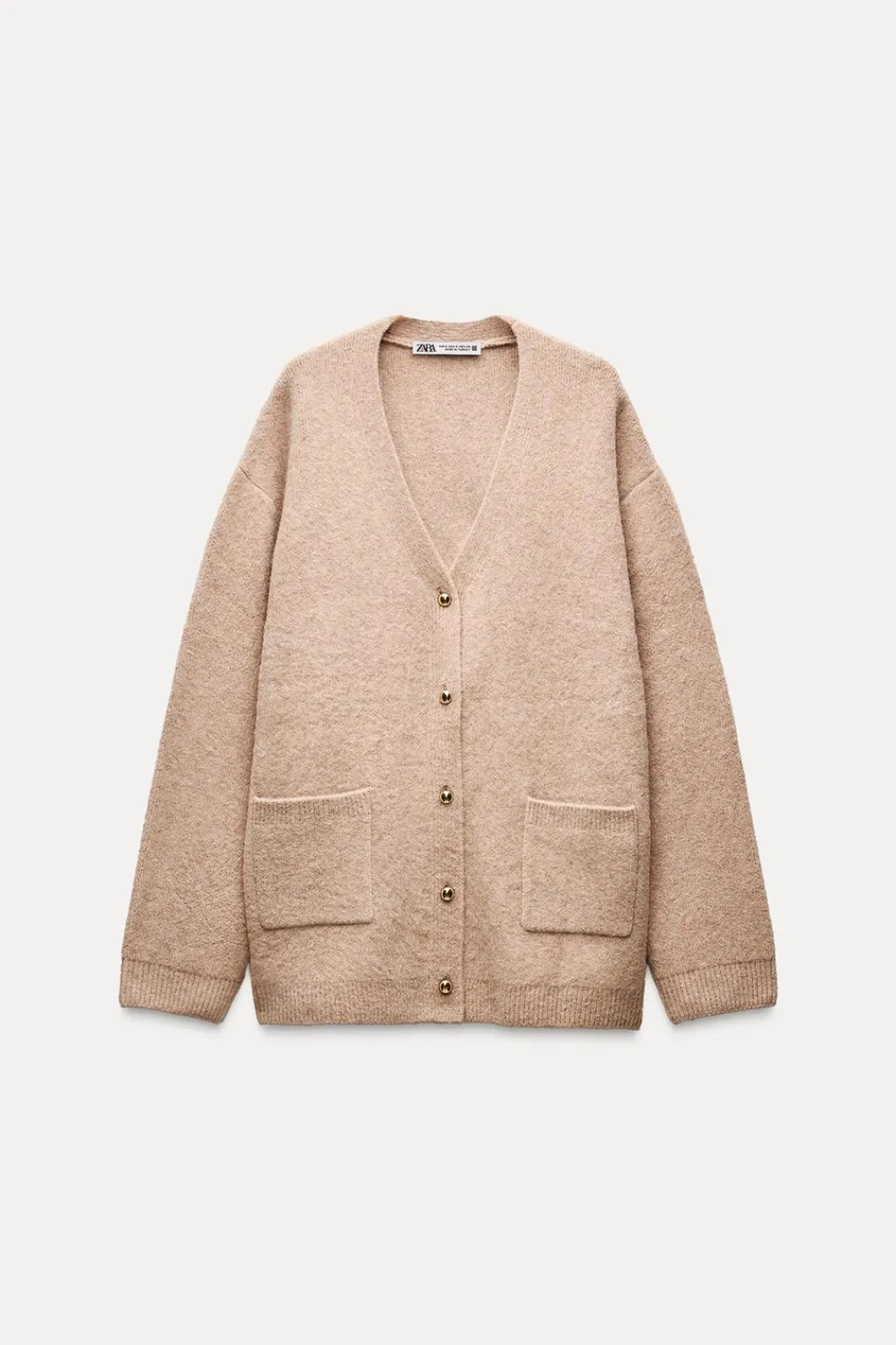 Online CHAQUETA PUNTO BOTONES DORADOS Mujer Cárdigan / Jerséis|Punto