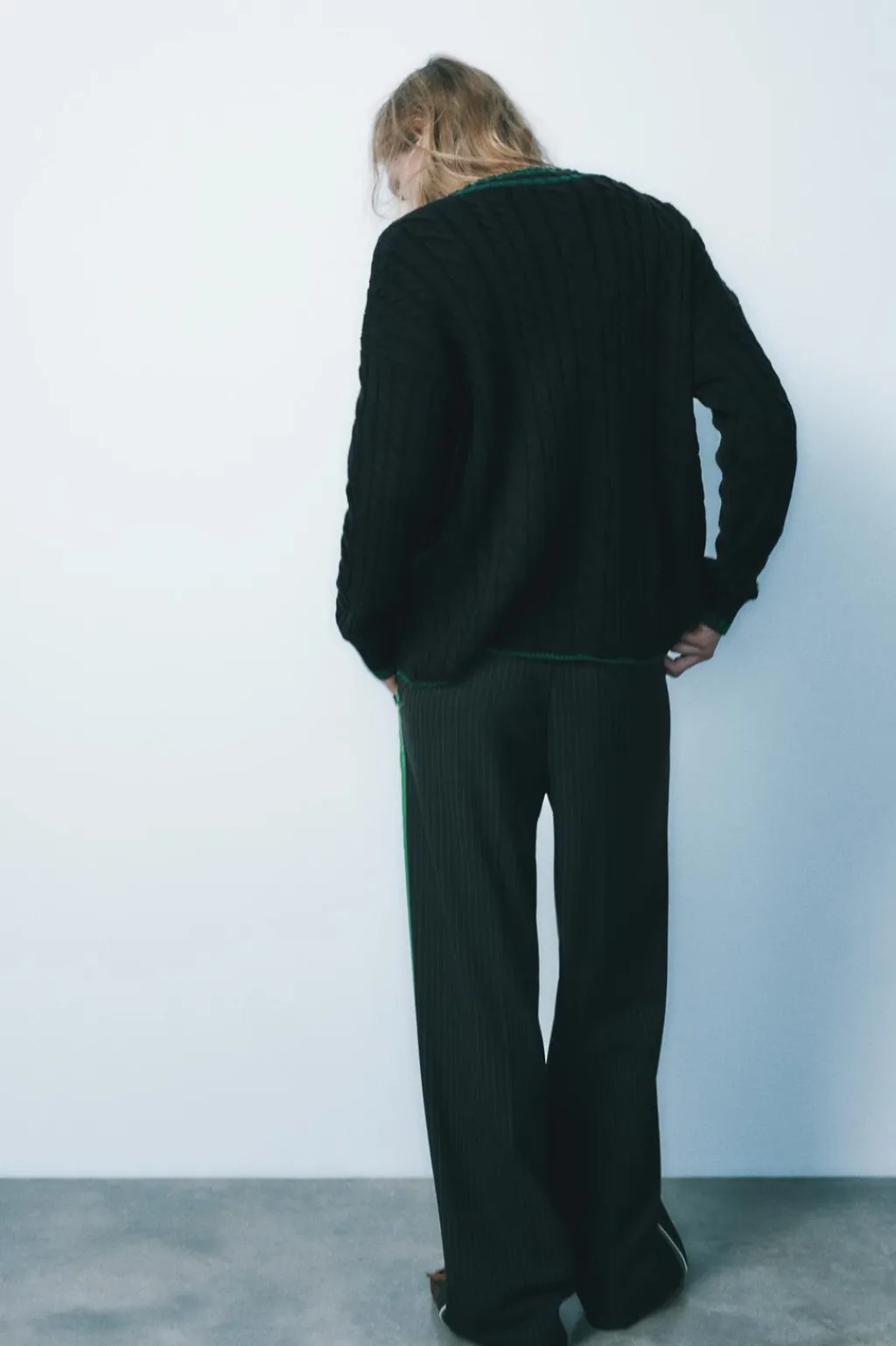 Hot CHAQUETA PUNTO CABLES Mujer Cárdigan / Jerséis|Punto