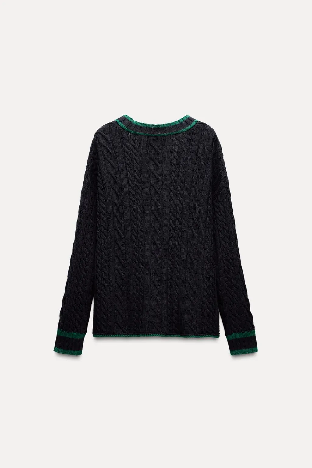 Hot CHAQUETA PUNTO CABLES Mujer Cárdigan / Jerséis|Punto