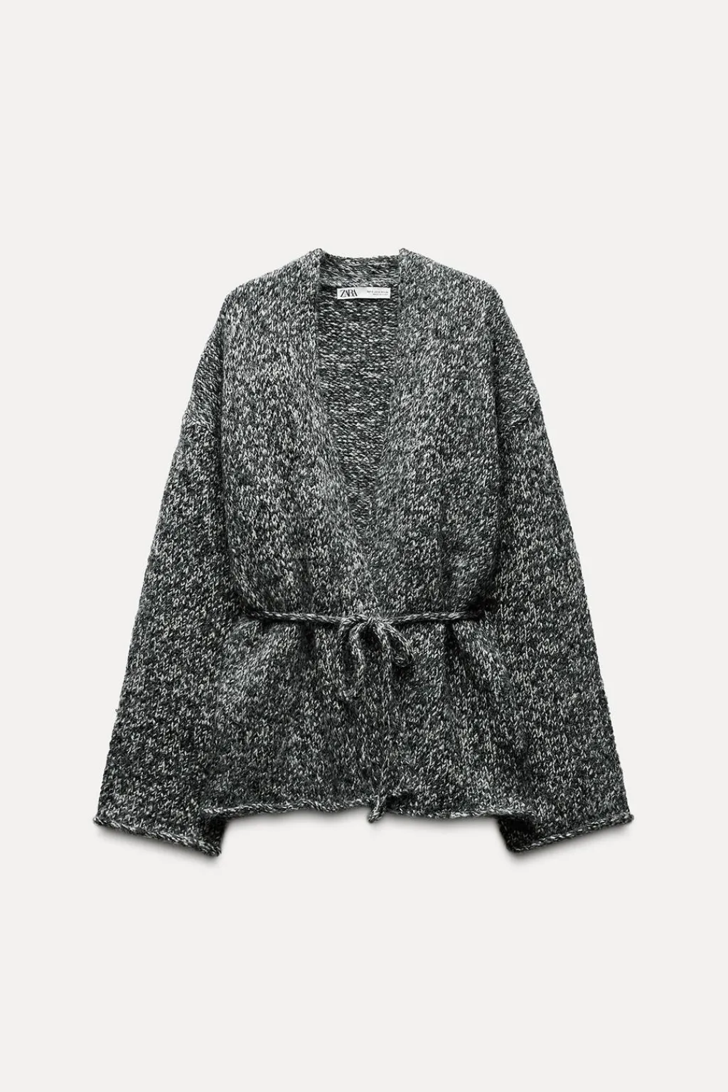 Fashion CHAQUETA PUNTO CINTURÓN Mujer Cárdigan / Jerséis|Punto