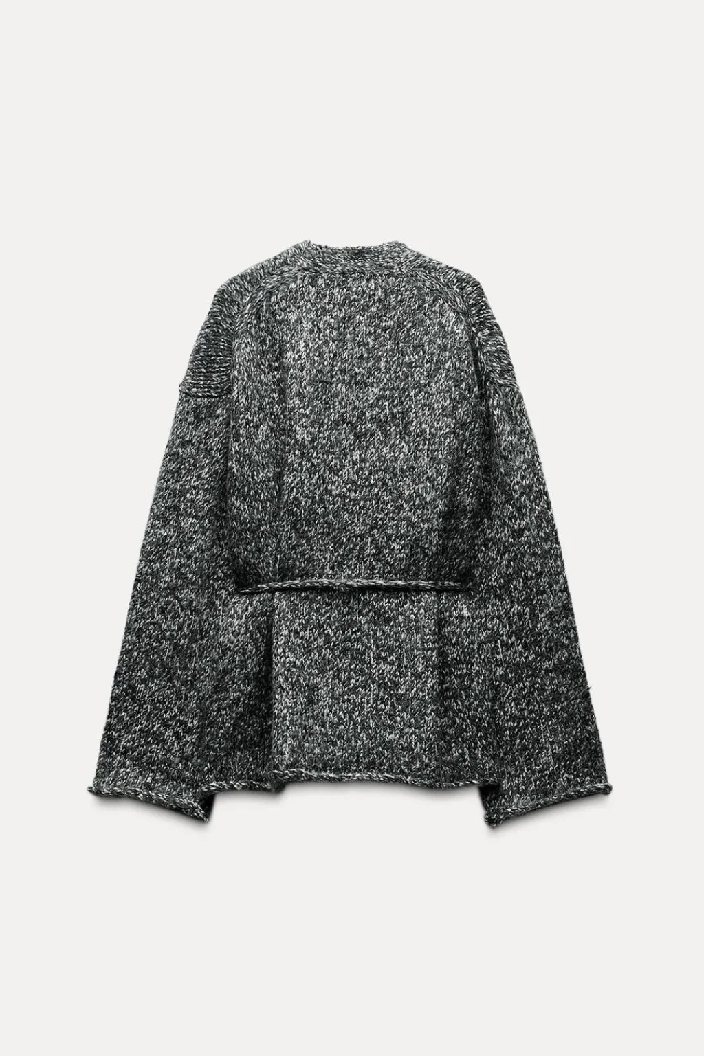 Fashion CHAQUETA PUNTO CINTURÓN Mujer Cárdigan / Jerséis|Punto