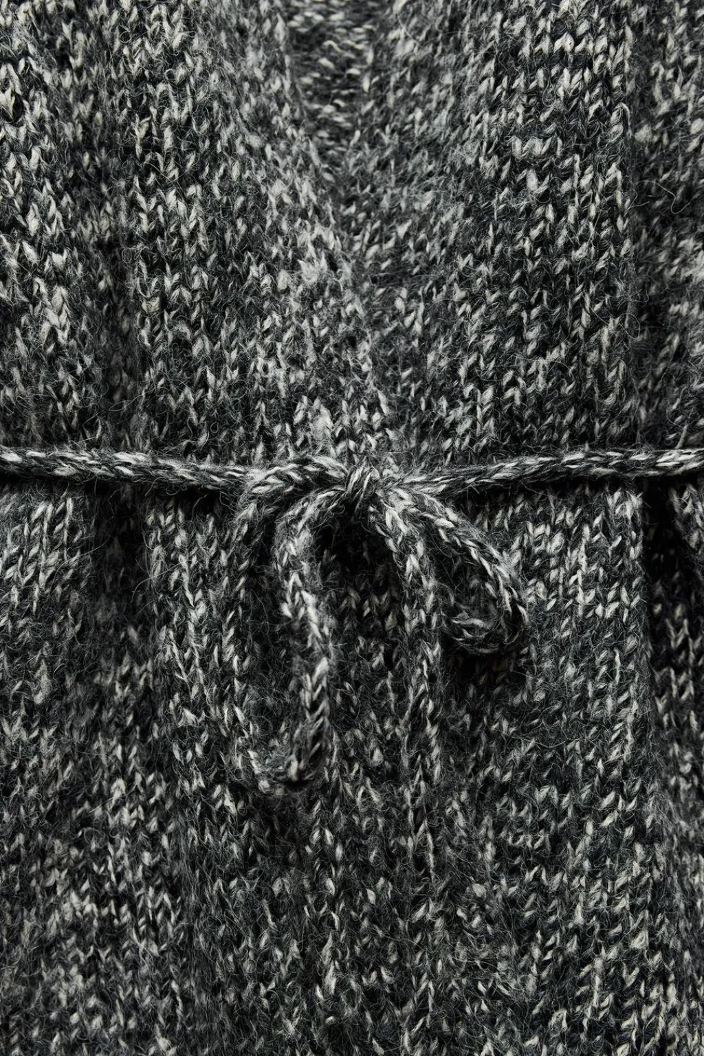 Fashion CHAQUETA PUNTO CINTURÓN Mujer Cárdigan / Jerséis|Punto