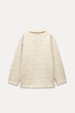 Outlet CHAQUETA PUNTO COMBINADA ENCAJE Mujer Cárdigan / Jerséis|Punto