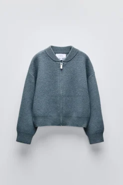 Niños ZARA 6 - 14 Años·Punto|6 - 14 Años·Total Look<CHAQUETA PUNTO CREMALLERA