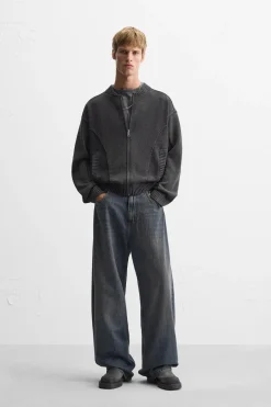 Discount CHAQUETA PUNTO CREMALLERA Hombre Jerséis / Chaquetas