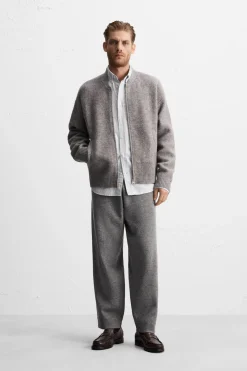 Fashion CHAQUETA PUNTO CREMALLERA Hombre Jerséis / Chaquetas