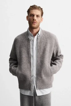 Fashion CHAQUETA PUNTO CREMALLERA Hombre Jerséis / Chaquetas