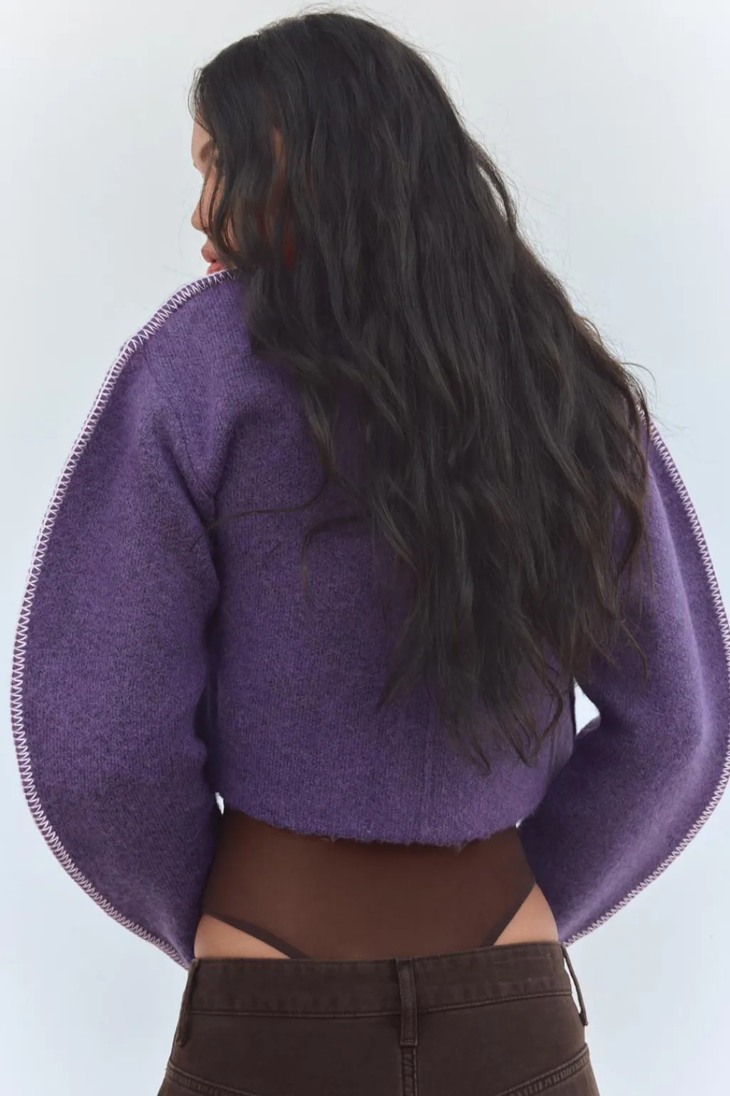 Hot CHAQUETA PUNTO CUELLO SUBIDO Mujer Cárdigan / Jerséis|Punto