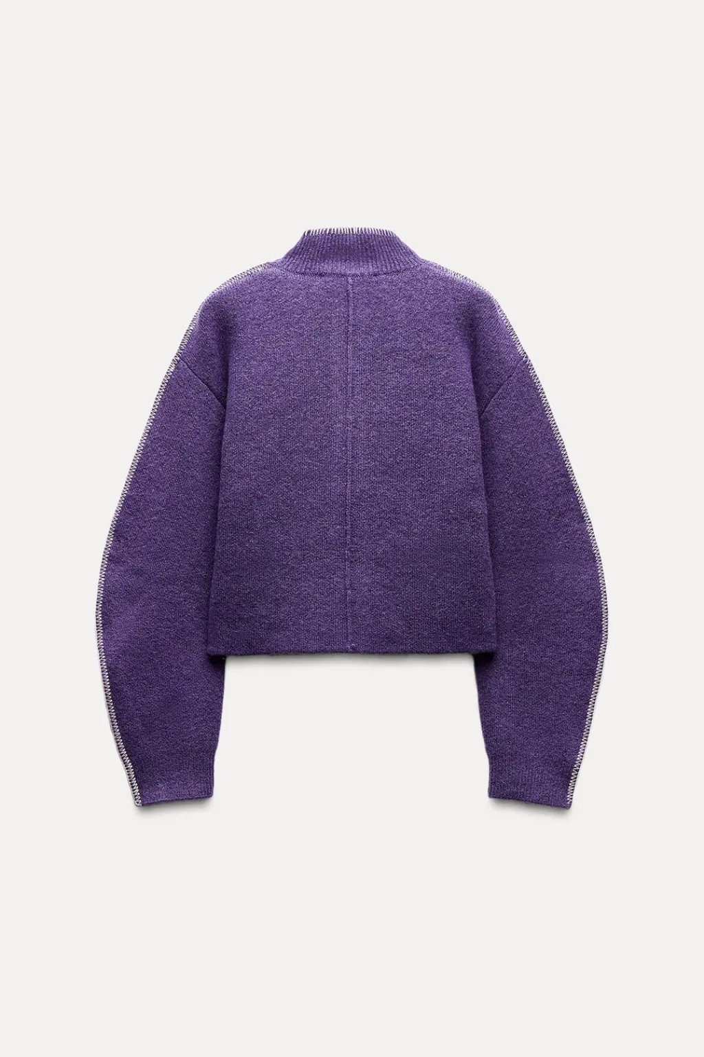 Hot CHAQUETA PUNTO CUELLO SUBIDO Mujer Cárdigan / Jerséis|Punto