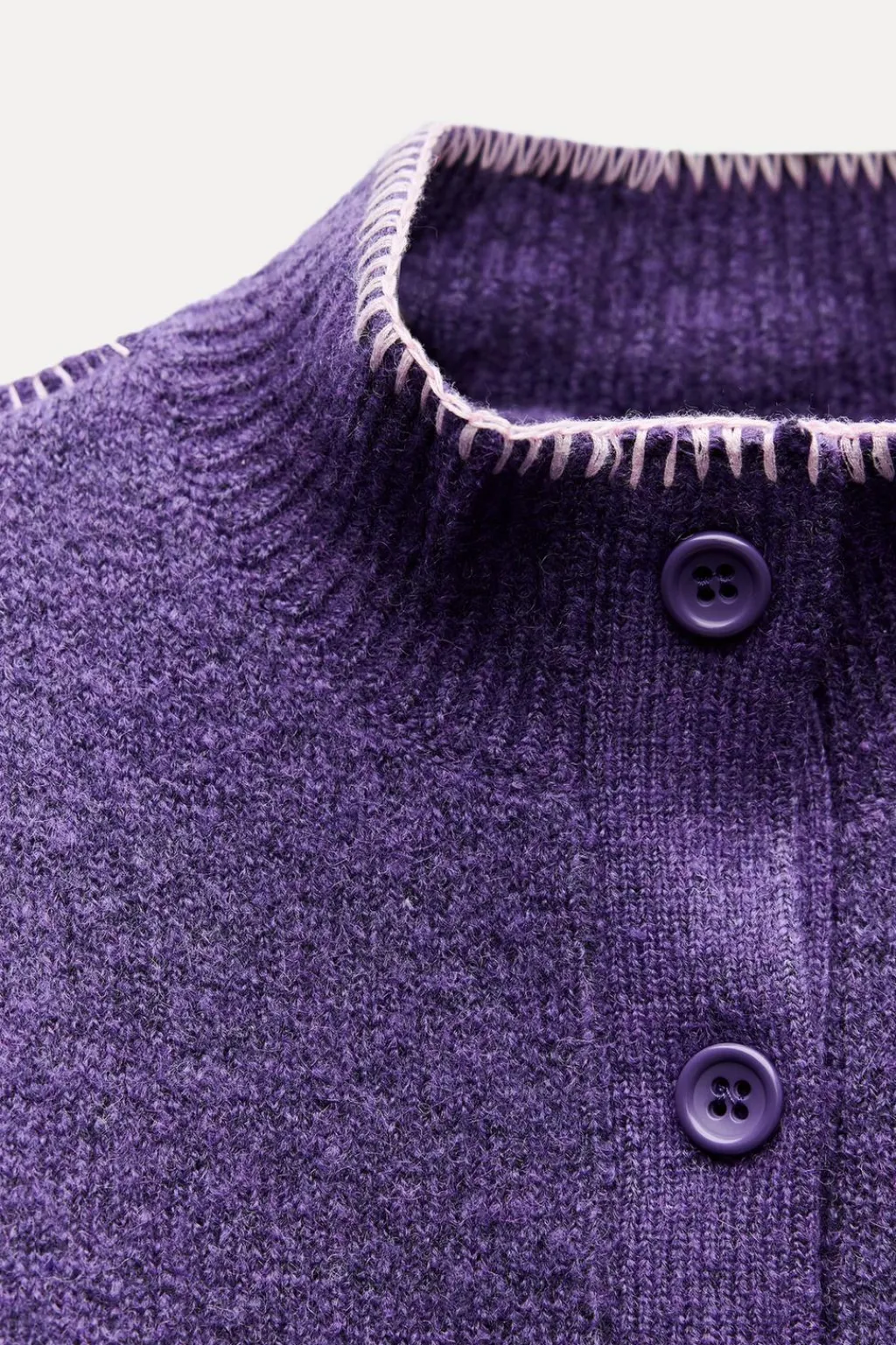 Hot CHAQUETA PUNTO CUELLO SUBIDO Mujer Cárdigan / Jerséis|Punto