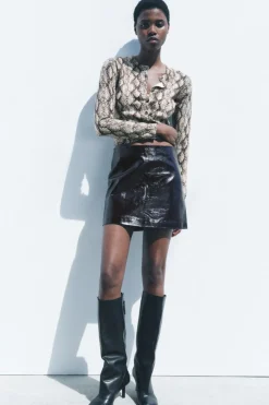 Sale CHAQUETA PUNTO ESTAMPADO ANIMAL Mujer Cárdigan / Jerséis|Punto