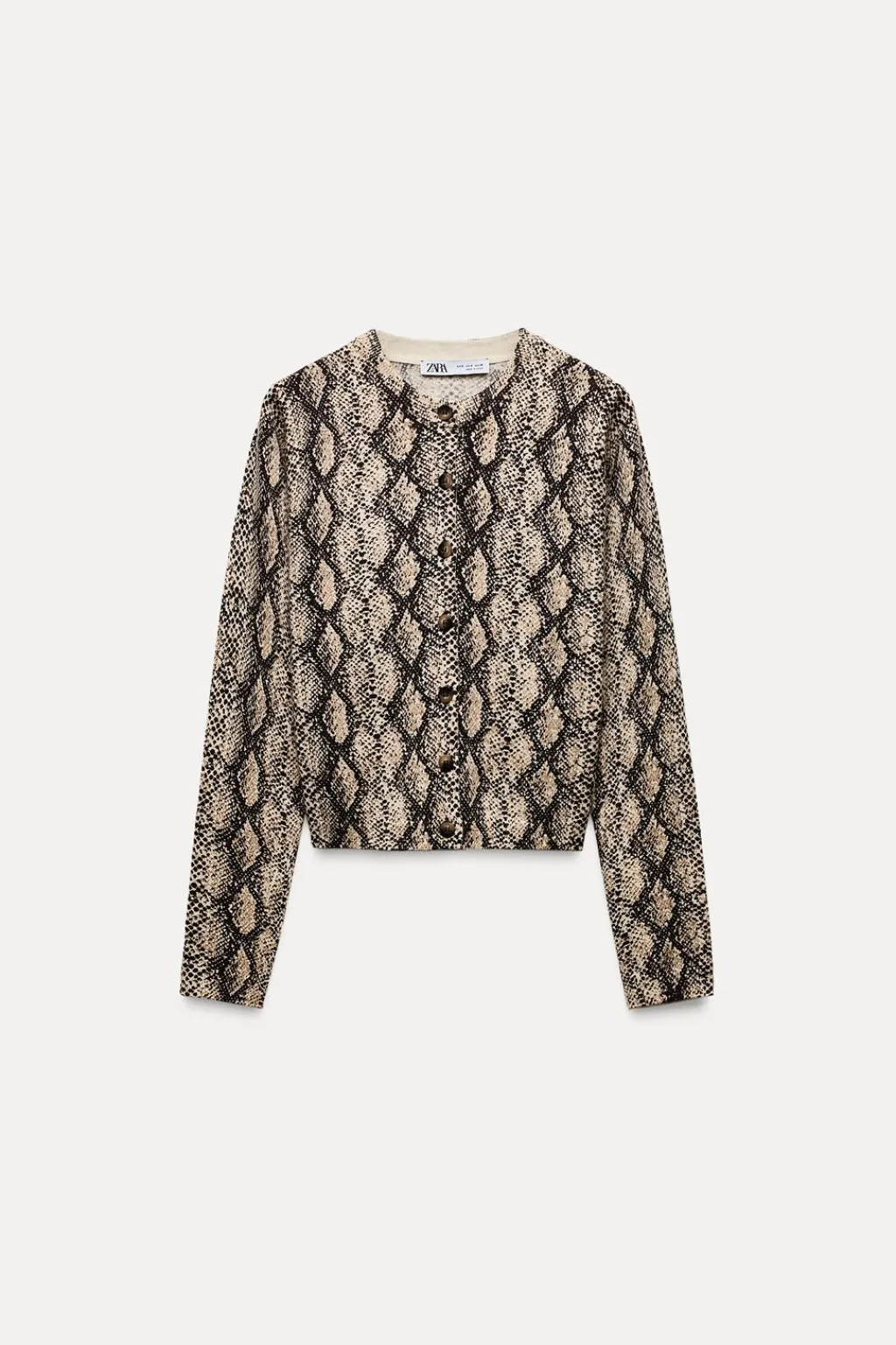 Sale CHAQUETA PUNTO ESTAMPADO ANIMAL Mujer Cárdigan / Jerséis|Punto