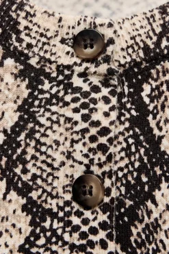 Sale CHAQUETA PUNTO ESTAMPADO ANIMAL Mujer Cárdigan / Jerséis|Punto