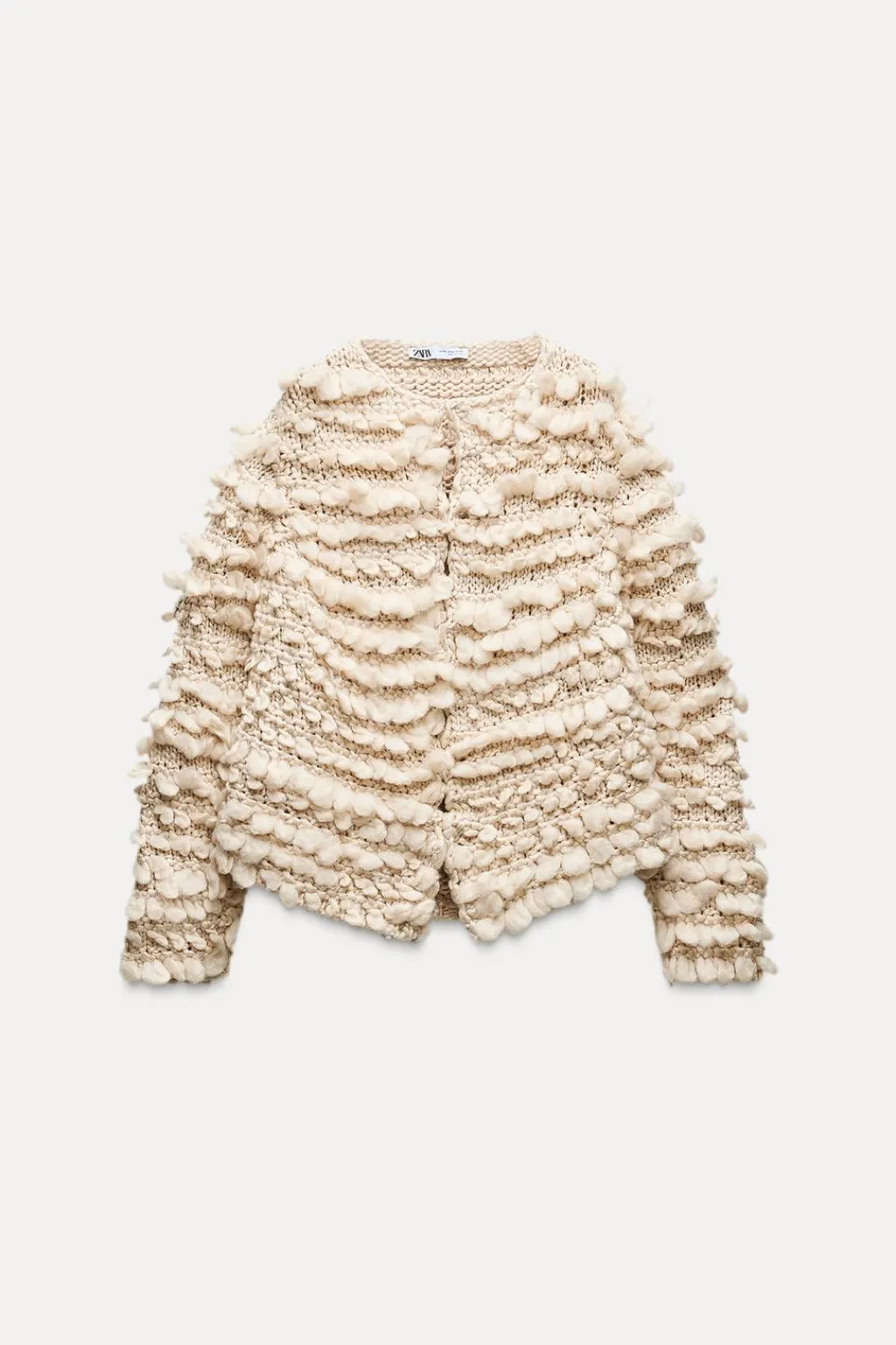 Fashion CHAQUETA PUNTO ESTRUCTURA Mujer Cárdigan / Jerséis|Punto