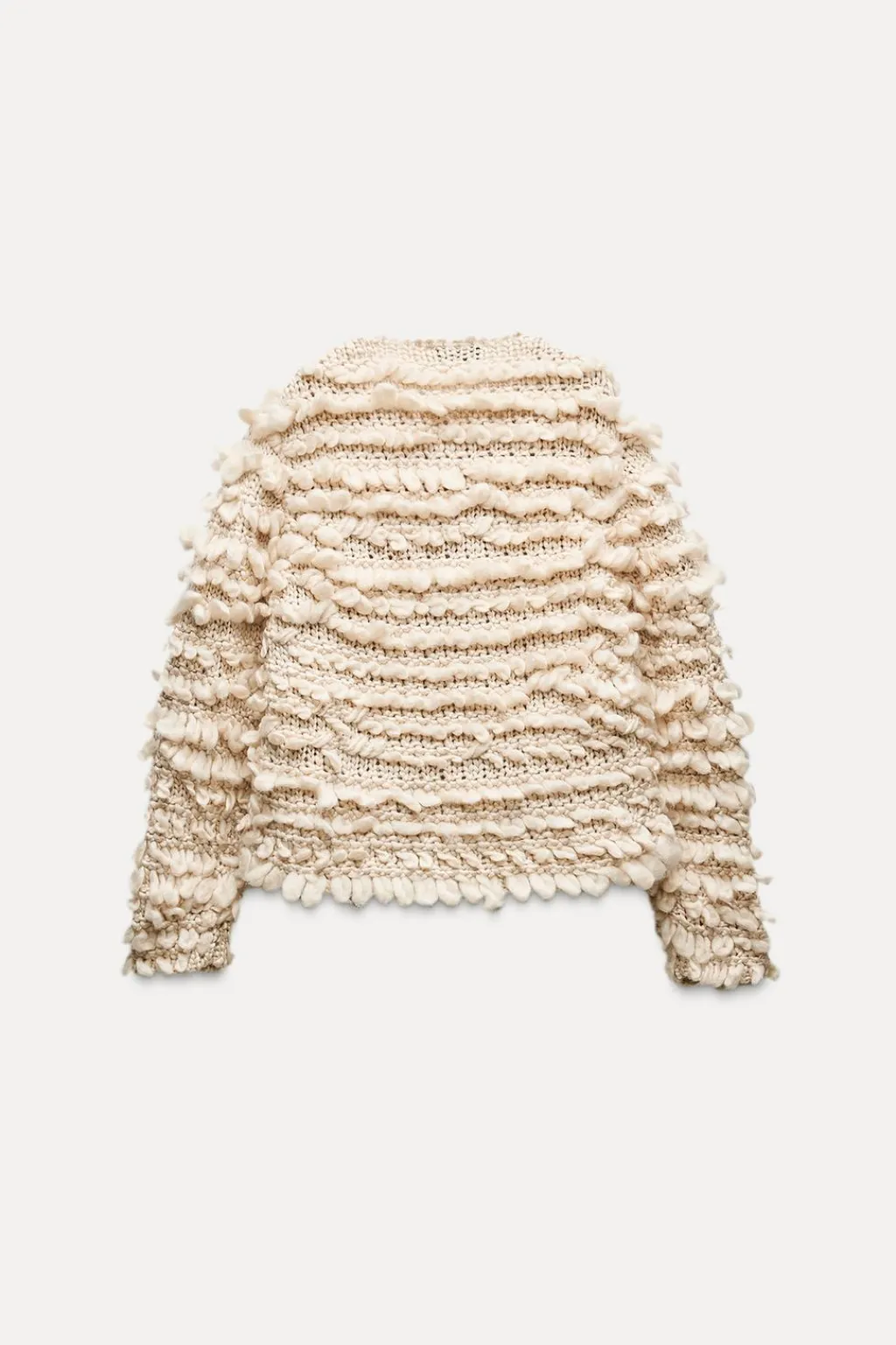 Fashion CHAQUETA PUNTO ESTRUCTURA Mujer Cárdigan / Jerséis|Punto