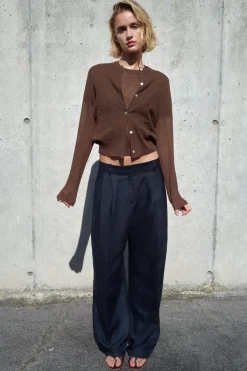 Best CHAQUETA PUNTO FINO Mujer Cárdigan / Jerséis|Punto