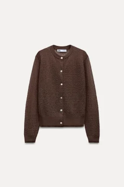 Best CHAQUETA PUNTO FINO Mujer Cárdigan / Jerséis|Punto