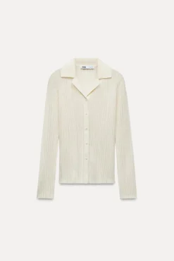 Clearance CHAQUETA PUNTO FINO CANALÉ Mujer Cárdigan / Jerséis|Punto