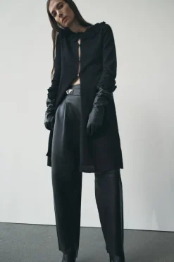 Online CHAQUETA PUNTO FLORES CROCHET Mujer Cárdigan / Jerséis|Punto