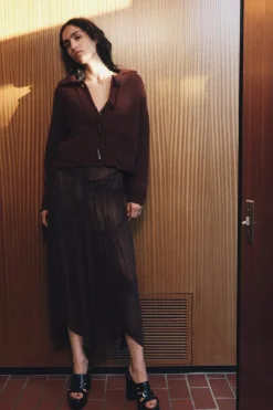 Outlet CHAQUETA PUNTO GRUESO Mujer Cárdigan / Jerséis|Punto