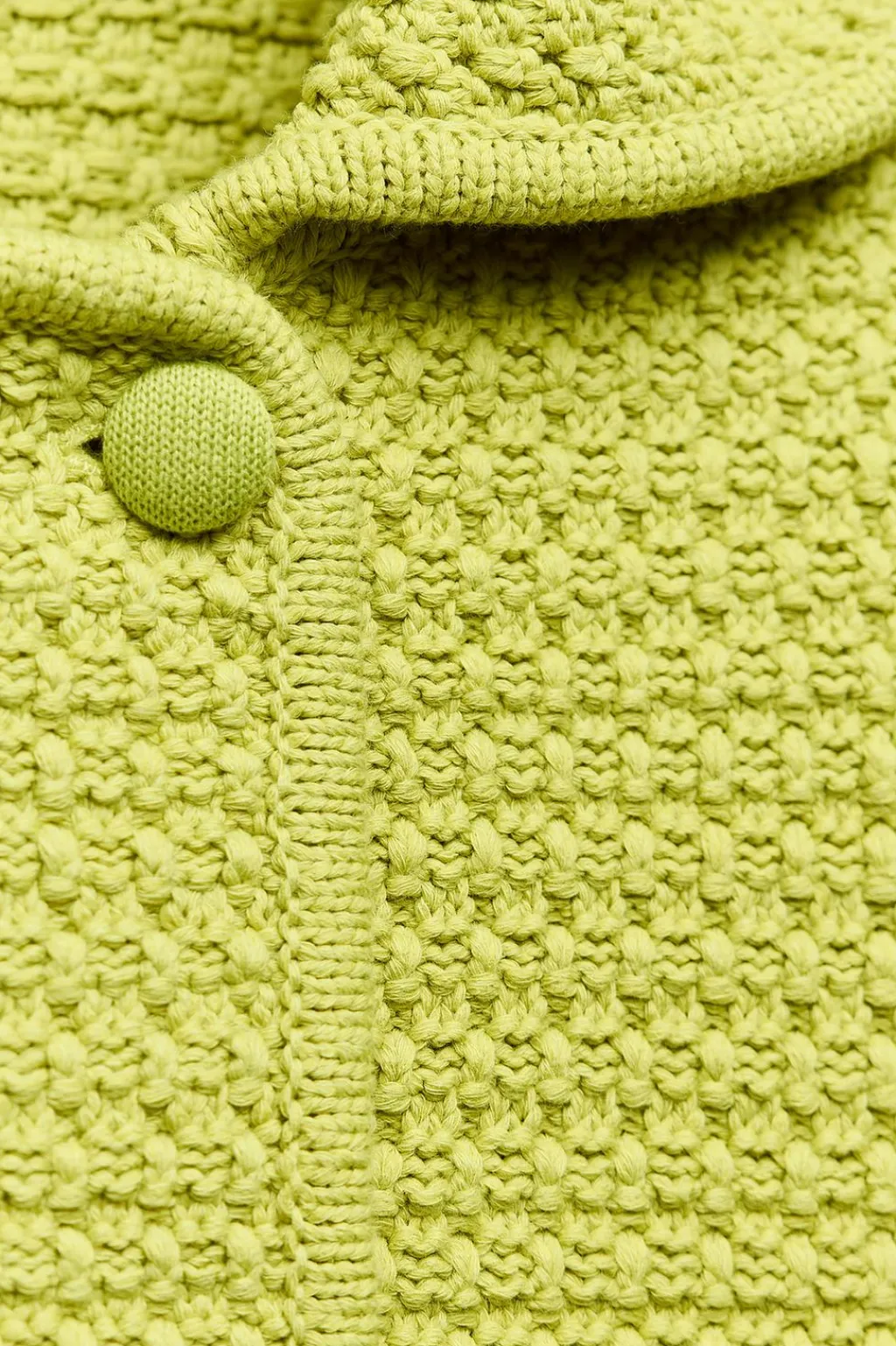 Fashion CHAQUETA PUNTO GRUESO CUELLO BOBO Mujer Cárdigan / Jerséis|Punto