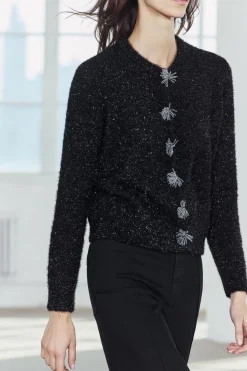 Sale CHAQUETA PUNTO HILO METALIZADO Mujer Cárdigan / Jerséis|Punto