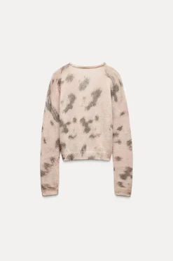 Discount CHAQUETA PUNTO JACQUARD Mujer Cárdigan / Jerséis|Punto