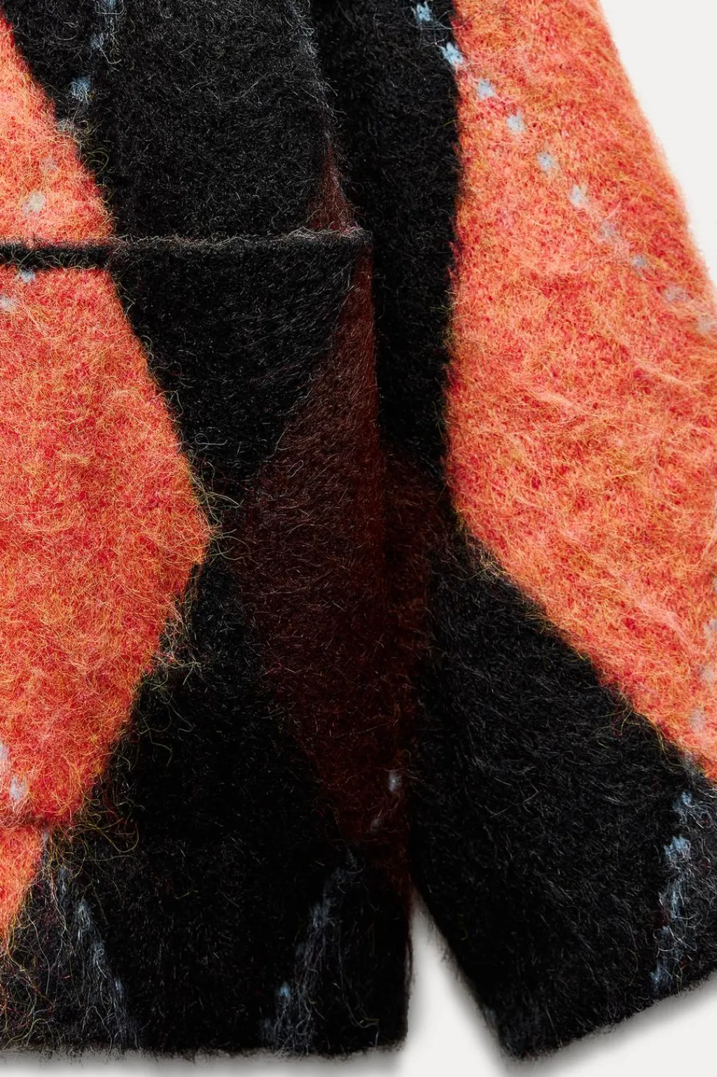 Outlet CHAQUETA PUNTO JACQUARD Mujer Cárdigan / Jerséis|Punto