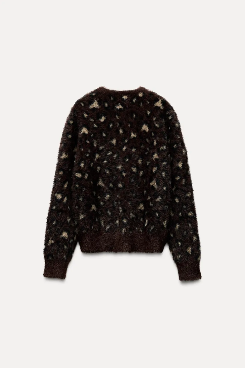 Hot CHAQUETA PUNTO JACQUARD EFECTO PELO Mujer Cárdigan / Jerséis|Punto