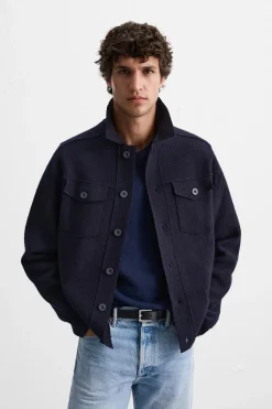 Outlet CHAQUETA PUNTO LANA Hombre Jerséis / Chaquetas