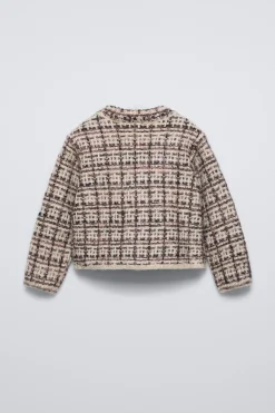 Niños ZARA 1½ - 6 Años·Punto|1½ - 6 Años·Total Look<CHAQUETA PUNTO LAZOS VELVET