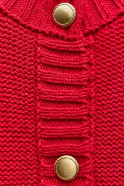 Sale CHAQUETA PUNTO LISO Mujer Cárdigan / Jerséis|Punto