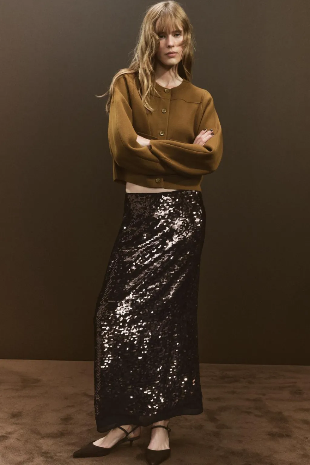 Fashion CHAQUETA PUNTO LISO Mujer Cárdigan / Jerséis|Punto