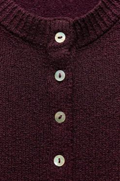 Sale CHAQUETA PUNTO LISO Mujer Cárdigan / Jerséis|Punto