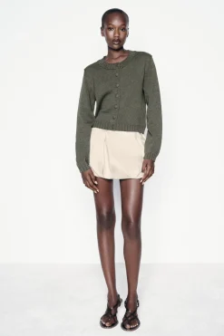 Discount CHAQUETA PUNTO LISO Mujer Cárdigan / Jerséis|Punto