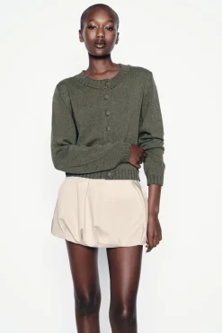 Discount CHAQUETA PUNTO LISO Mujer Cárdigan / Jerséis|Punto