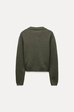 Discount CHAQUETA PUNTO LISO Mujer Cárdigan / Jerséis|Punto