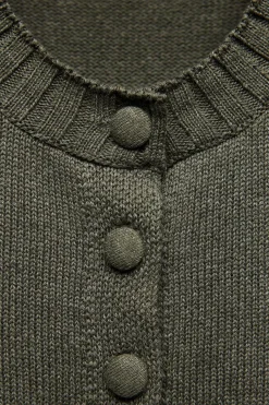 Discount CHAQUETA PUNTO LISO Mujer Cárdigan / Jerséis|Punto