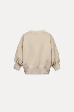 Best CHAQUETA PUNTO LISO BOTÓN FLOR Mujer Cárdigan / Jerséis|Punto