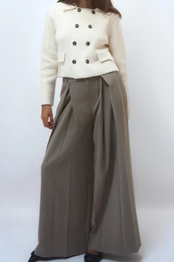 Fashion CHAQUETA PUNTO LISO BOTONES Mujer Cárdigan / Jerséis|Punto