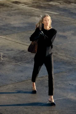 Fashion CHAQUETA PUNTO LISO HOMBRERAS Mujer Cárdigan / Jerséis|Punto