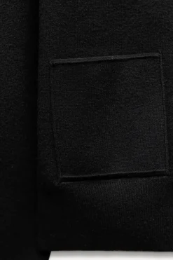 Fashion CHAQUETA PUNTO LISO HOMBRERAS Mujer Cárdigan / Jerséis|Punto