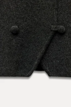 Online CHAQUETA PUNTO LISO MANGA CORTA Mujer Cárdigan / Jerséis|Punto