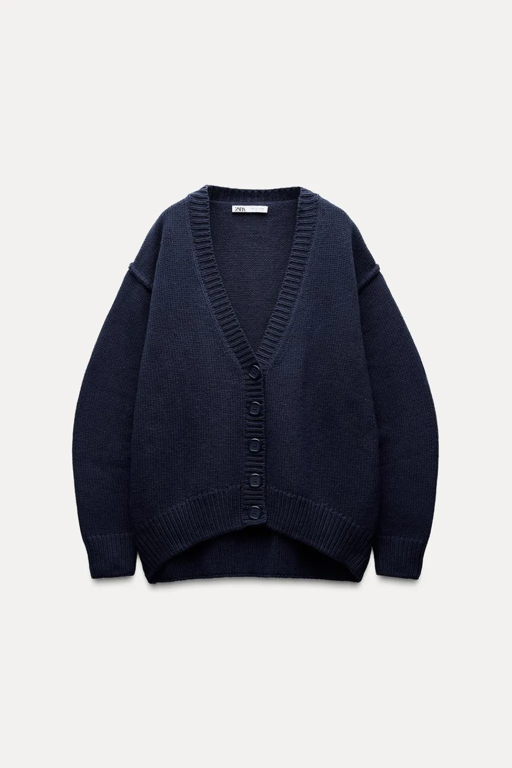 Online CHAQUETA PUNTO MANGA PLIEGUES Mujer Cárdigan / Jerséis|Punto