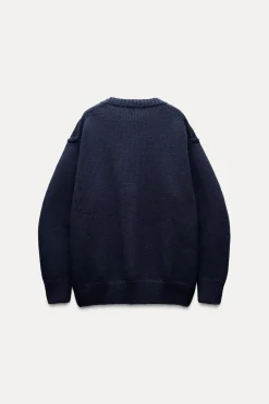 Online CHAQUETA PUNTO MANGA PLIEGUES Mujer Cárdigan / Jerséis|Punto