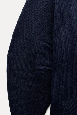 Online CHAQUETA PUNTO MANGA PLIEGUES Mujer Cárdigan / Jerséis|Punto