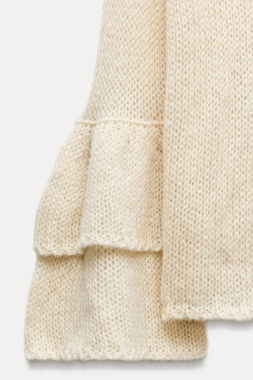 Discount CHAQUETA PUNTO MANGAS VOLANTES Mujer Cárdigan / Jerséis|Punto